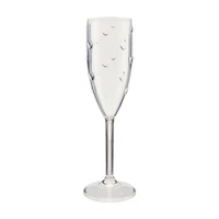 Valentine's Day Plastic Champagne Flute, 6 oz