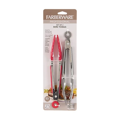 Farberware Professional Mini Tongs, Set of 2