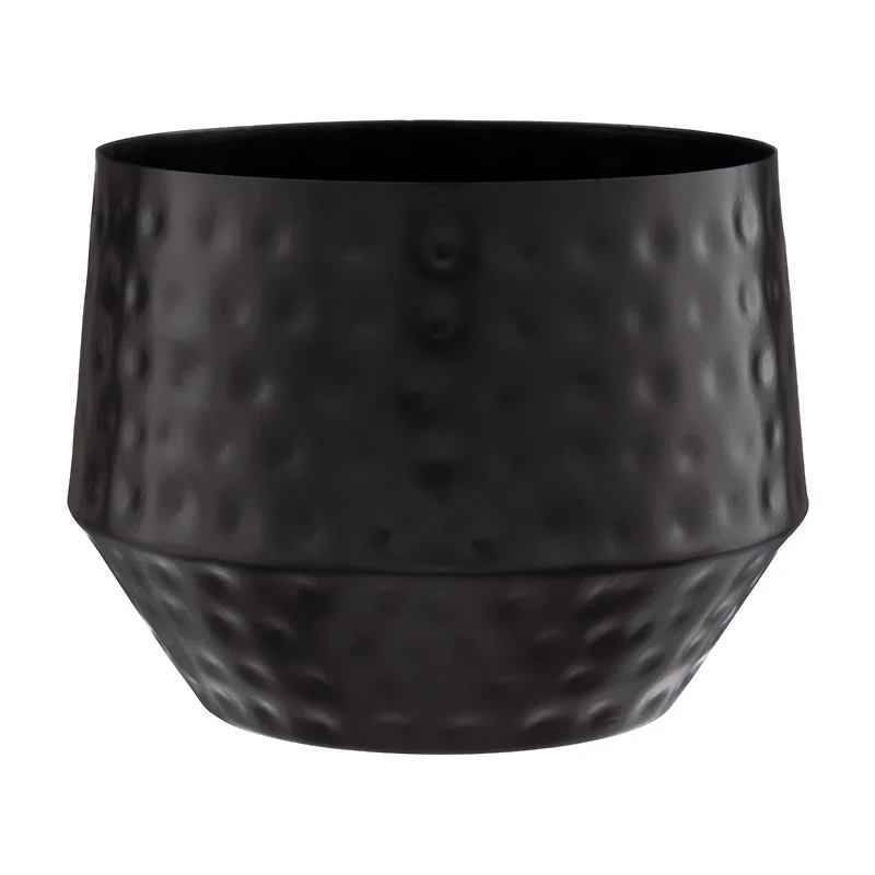 Small Metal Planter, Black