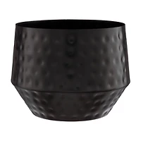 Small Metal Planter, Black