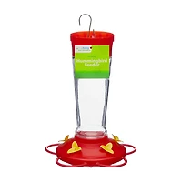 True Living Outdoors Glass Hummingbird Feeder