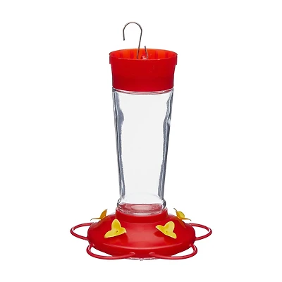 True Living Outdoors Glass Hummingbird Feeder