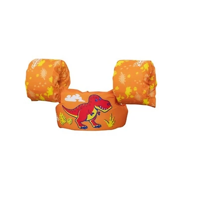 Kids Puddle Jumper Orange T-Rex Vest