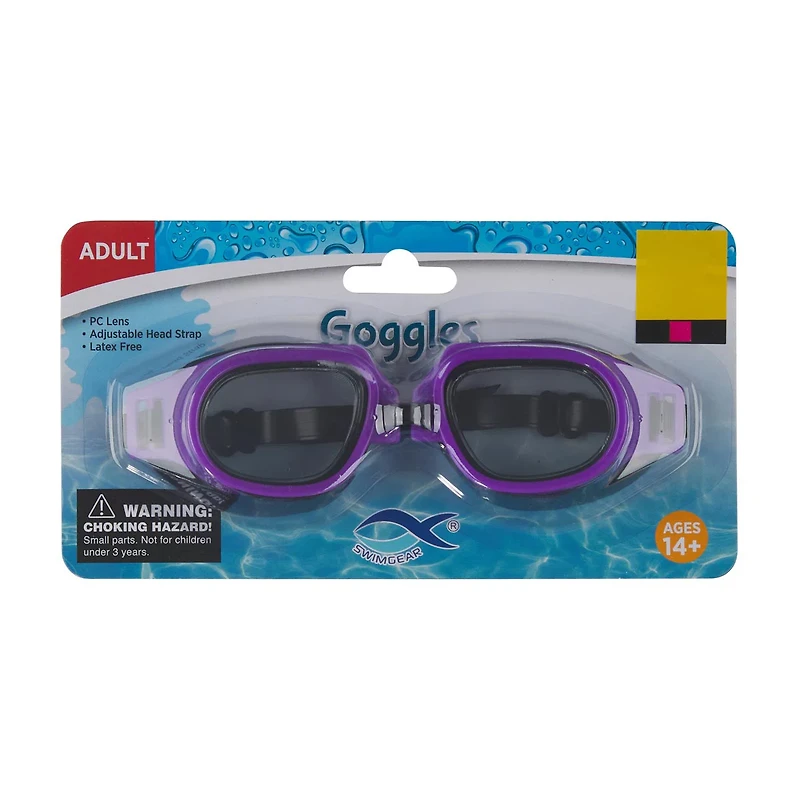 Adult Swimming Goggles, Assorted