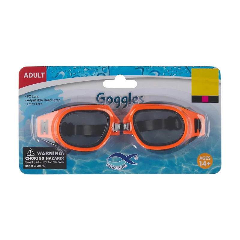 Adult Swimming Goggles, Assorted