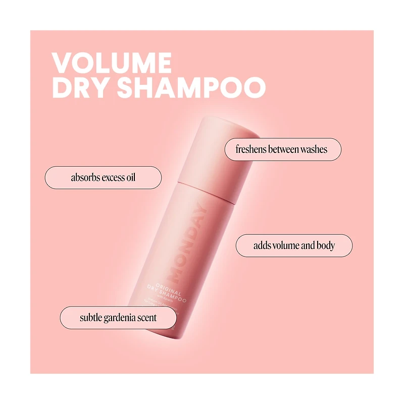 MONDAY Haircare VOLUME Dry Shampoo with Collagen, 1.69 fl oz