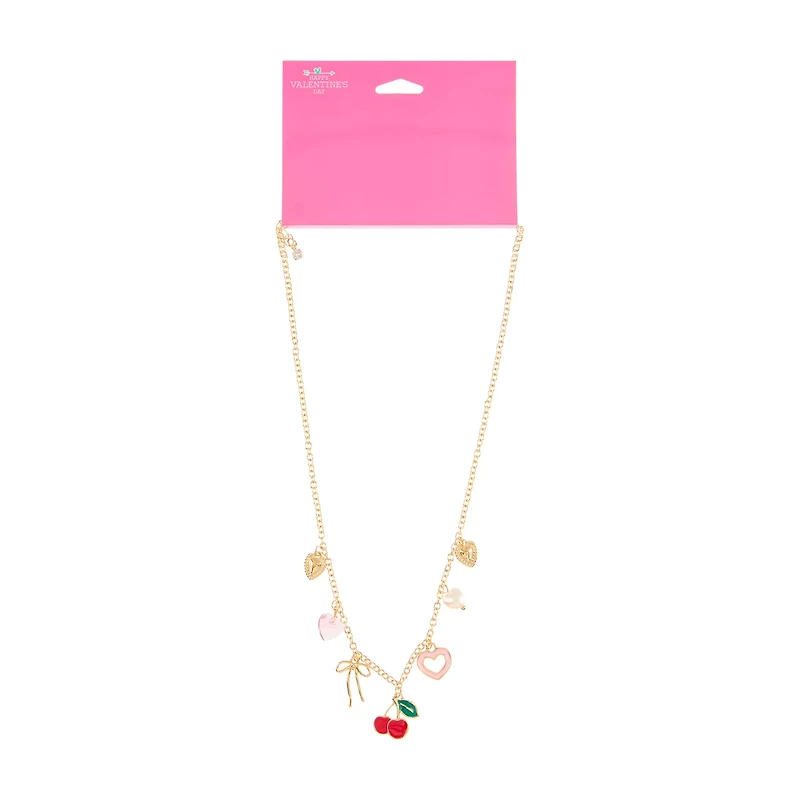 Valentine's Day Charm Necklace, Assorted