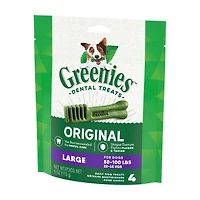 Greenies Dental Treats, Original Flavor, Large, 6 oz
