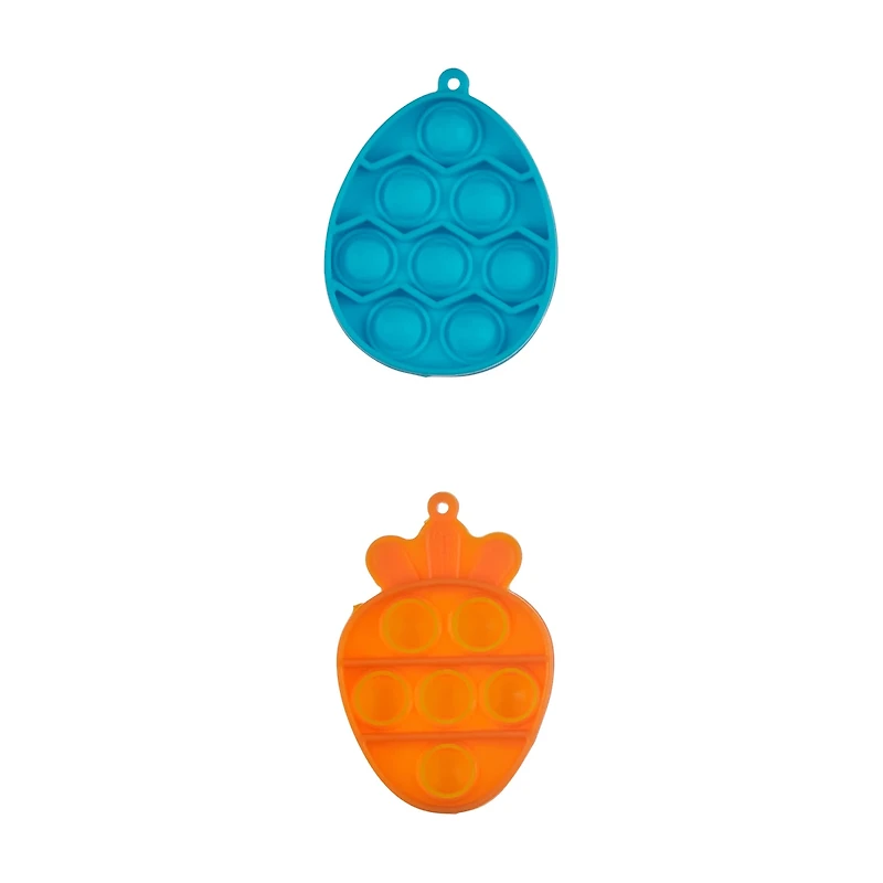Happy Easter Bubble Popper Stress Reliever Toy, 2 ct