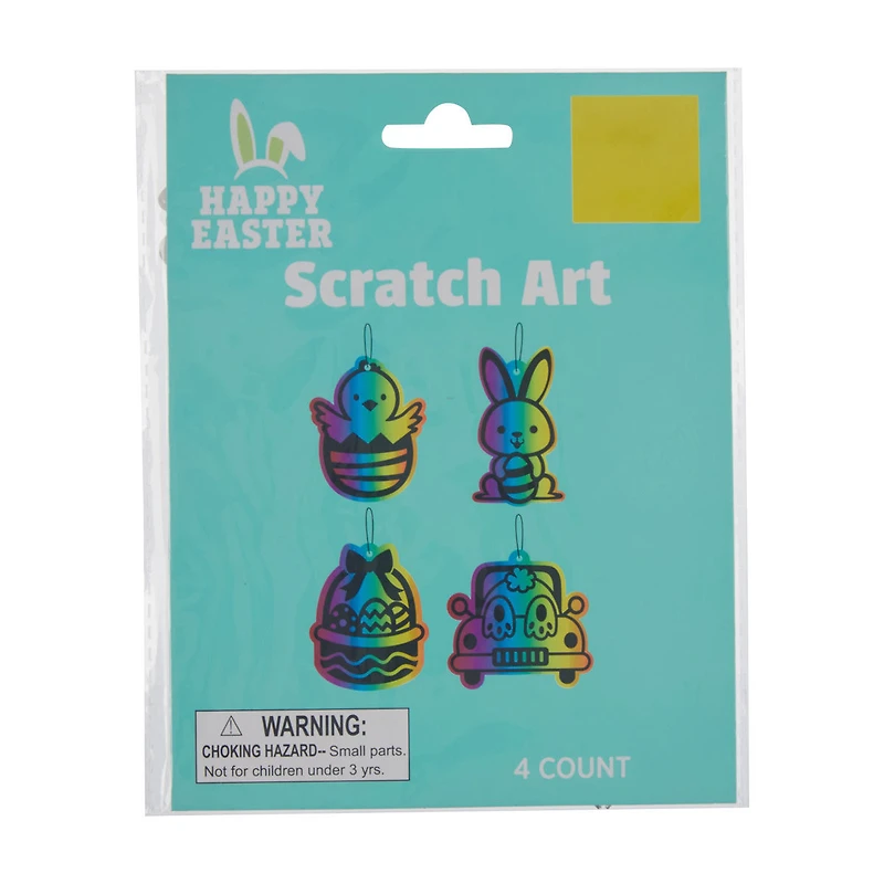 Happy Easter Scratch Kit, 4 ct, Assorted