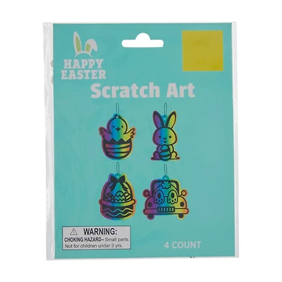 Happy Easter Scratch Kit, 4 ct, Assorted