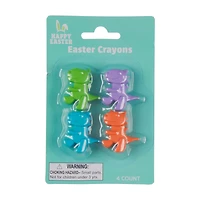 Happy Easter Crayons, 4 ct, Assorted