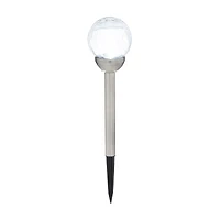 Crackle Globe Solar Garden Stake Light