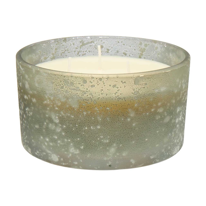 Retro Glass Candle, Gray