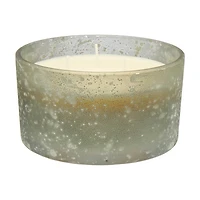 Retro Glass Candle, Gray