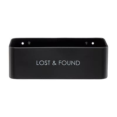"Lost and Found" Metal Bin