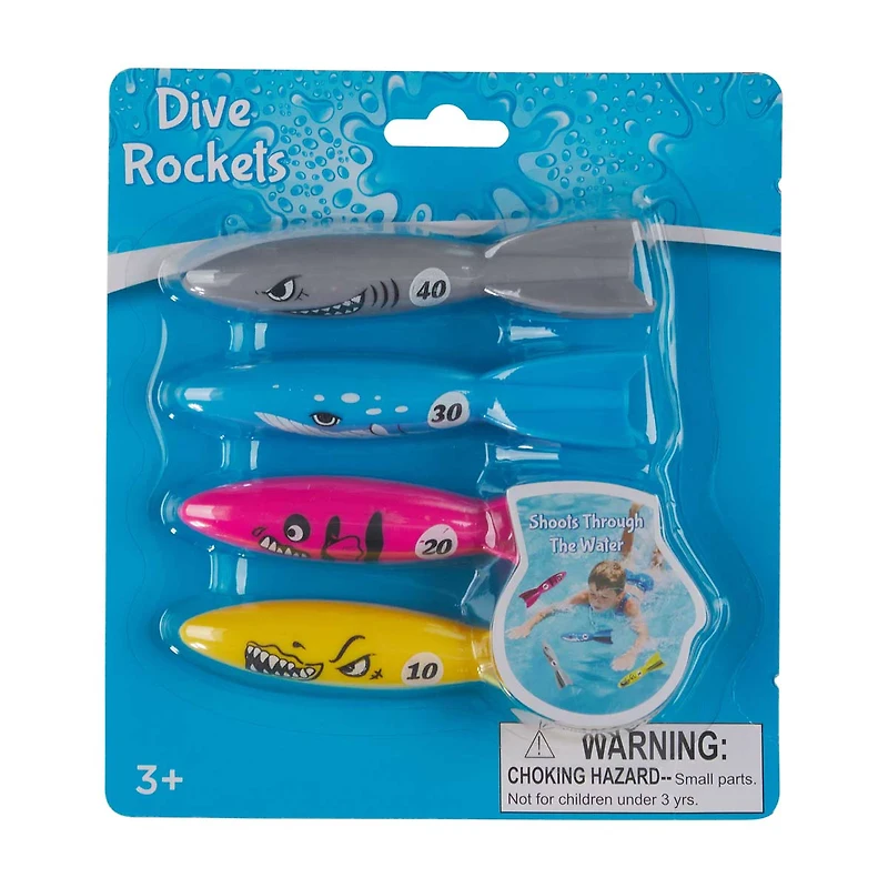 Dive Rockets and Gem Game, 4 ct, 2 Assorted Designs