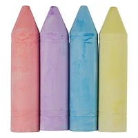 Jumbo Washable Sidewalk Chalks, 4 ct