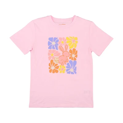 Pink Bunny Easter Tee, Small