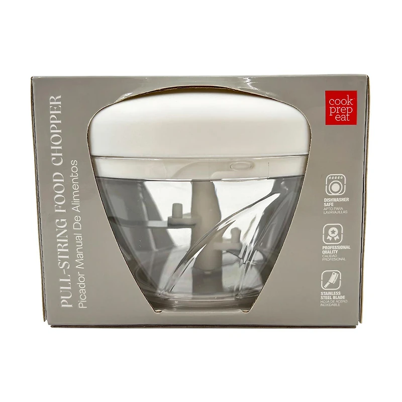 Cook Prep Eat Pull String Food Chopper, 2.1 cp
