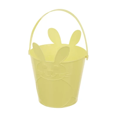 Easter Colorful Bunny Pail, Assorted