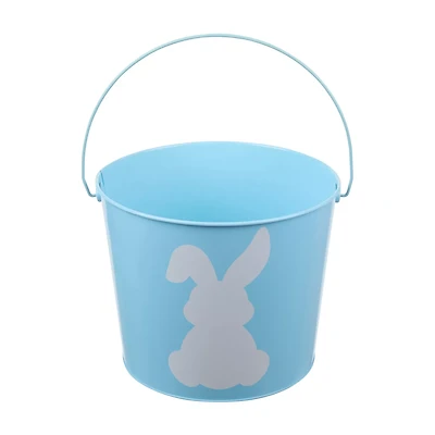 Easter Solid Tin Bucket Pail, Assorted