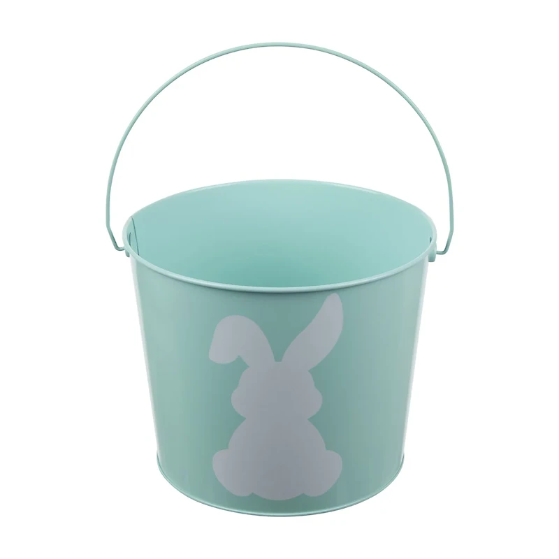 Easter Solid Tin Bucket Pail, Assorted