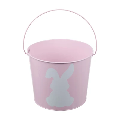 Easter Solid Tin Bucket Pail, Assorted