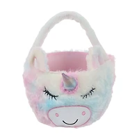 Easter Plush Animal Basket, Assorted