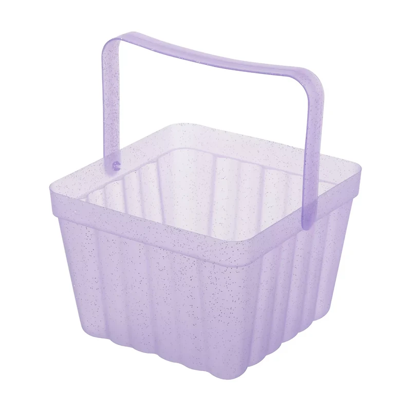 Easter Square Glitter Pail, Assorted