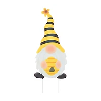 Bee Design Metal Gnome Stake
