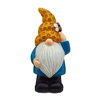 Mini Bee-Themed Garden Gnome with Hat, Assorted