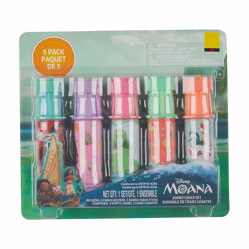 5-Piece Chalk and Holder Set, 3 Assorted Characters