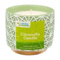 Trueliving Outdoors Green Citronella Candle, 6.5 oz
