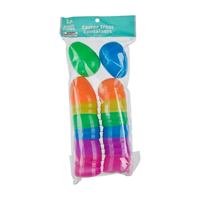Happy Easter Egg Shaped Treat Containers, 16 ct, Assorted