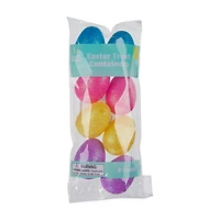 Happy Easter Glitter Egg Shaped Treat Containers, 8 ct, Assorted
