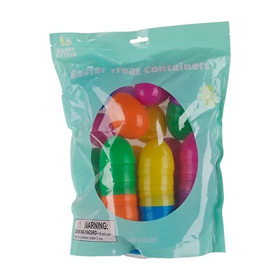 Happy Easter Treat Containers, Large, 40 ct, Assorted