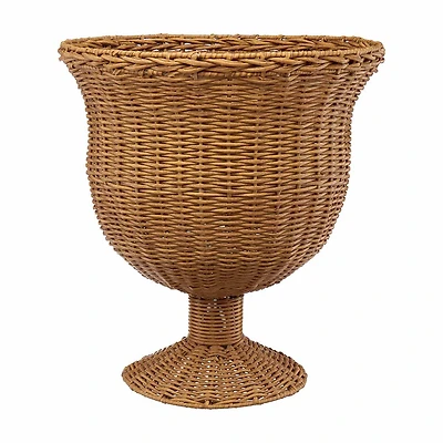 Wicker Urn Planter