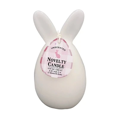 Easter Bunny Novelty Candle, Unscented, 5 in