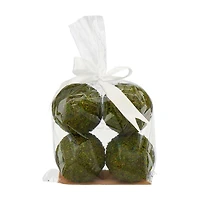 Decorative Moss Balls, 3.5 in, 4 pk