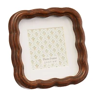 Wood Square Photo Frame, 2.5 in x 2.5 in & 4 in x 4 in