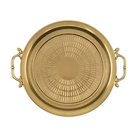 Round Metal Tray, 14 in