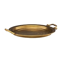 Round Metal Tray, 14 in