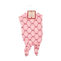 No Comment Dog Pajama Set, Bows, Large