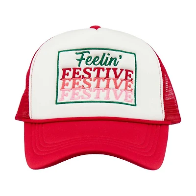 "Feelin' Festive" Trucker Hat