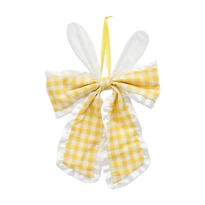 Easter Bow with Bunny Ears, 9 in Assorted