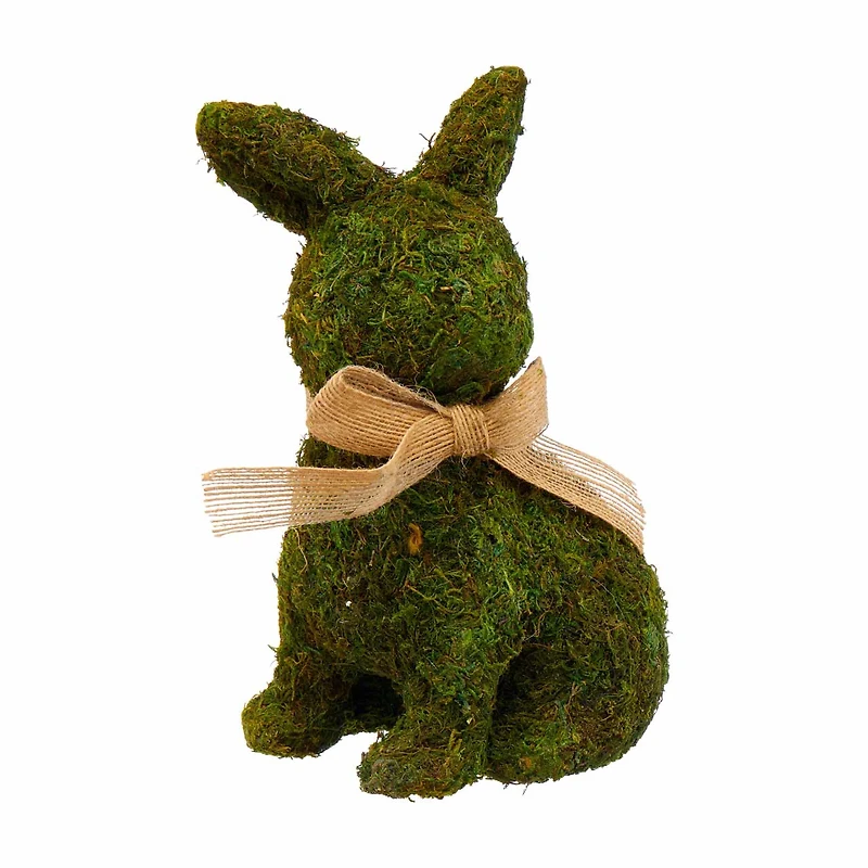 Mossed Easter Bunny, 9 in