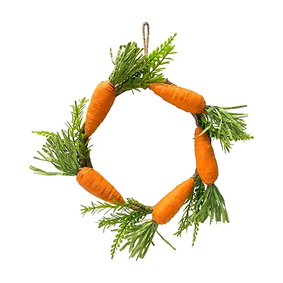 Carrot Wreath, 11 in