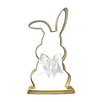 Metal Easter Bunny Decoration, 19 in