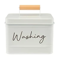 Clean Mama Dryer Sheet Tin Box w/ Wooden Handle